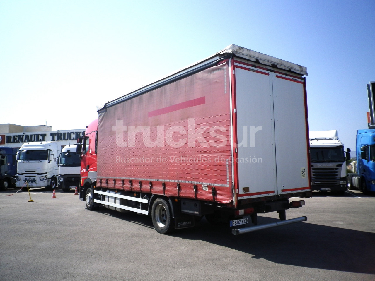 RENAULT T480 HIGH SLEEPER CAB - Ponyvás teherautó: 5 kép. RENAULT T480 HIGH SLEEPER CAB - Ponyvás teherautó: 5 kép.