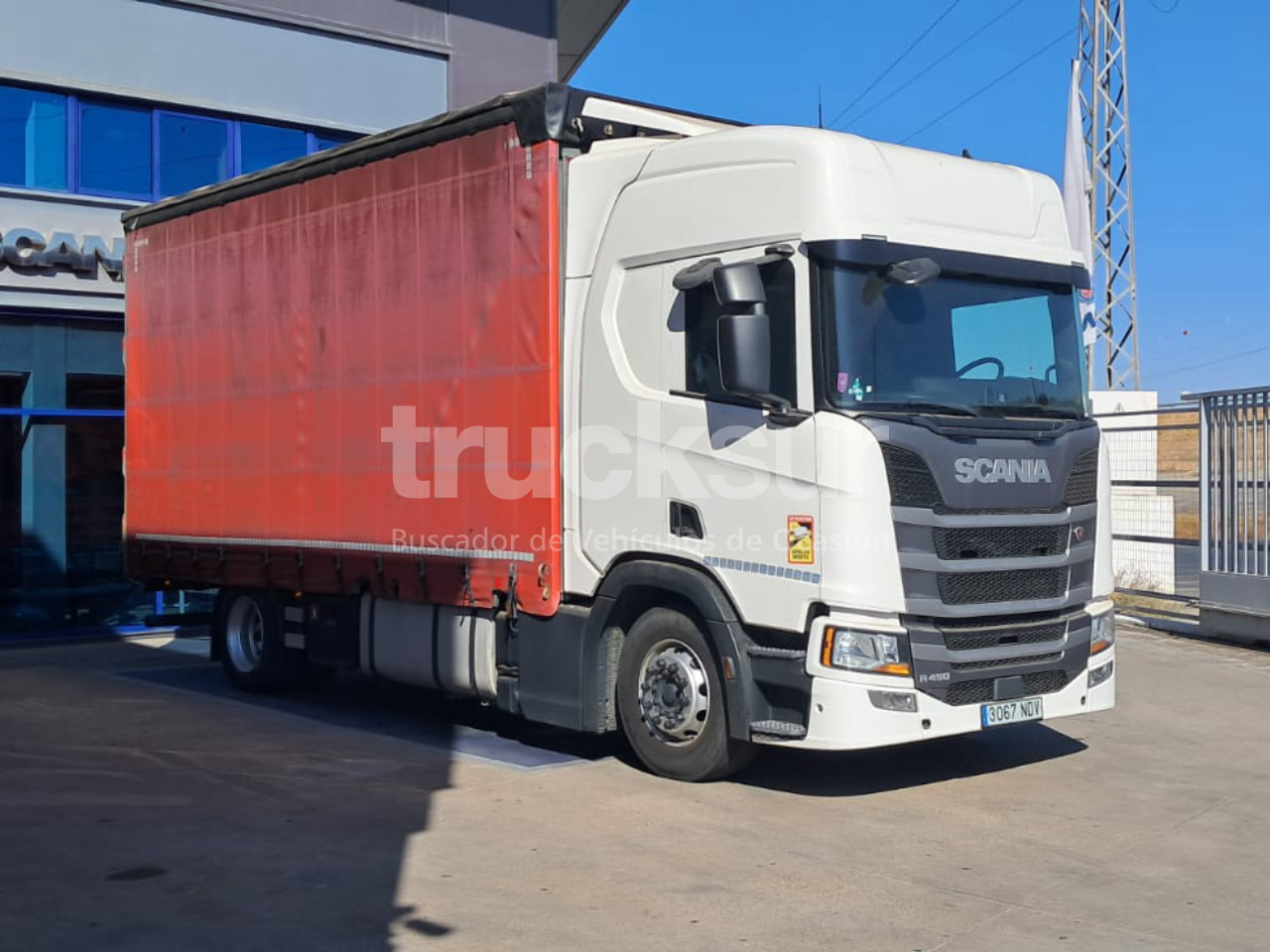 SCANIA R450.18 - Ponyvás teherautó: 3 kép. SCANIA R450.18 - Ponyvás teherautó: 3 kép.