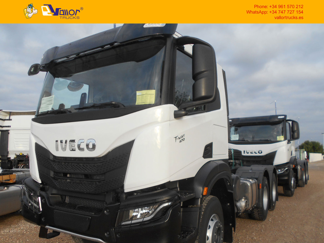 IVECO T-WAY 470 6x4 - - ONLY FOR EXPORT - Nyergesvontató: 2 kép. IVECO T-WAY 470 6x4 - - ONLY FOR EXPORT - Nyergesvontató: 2 kép.