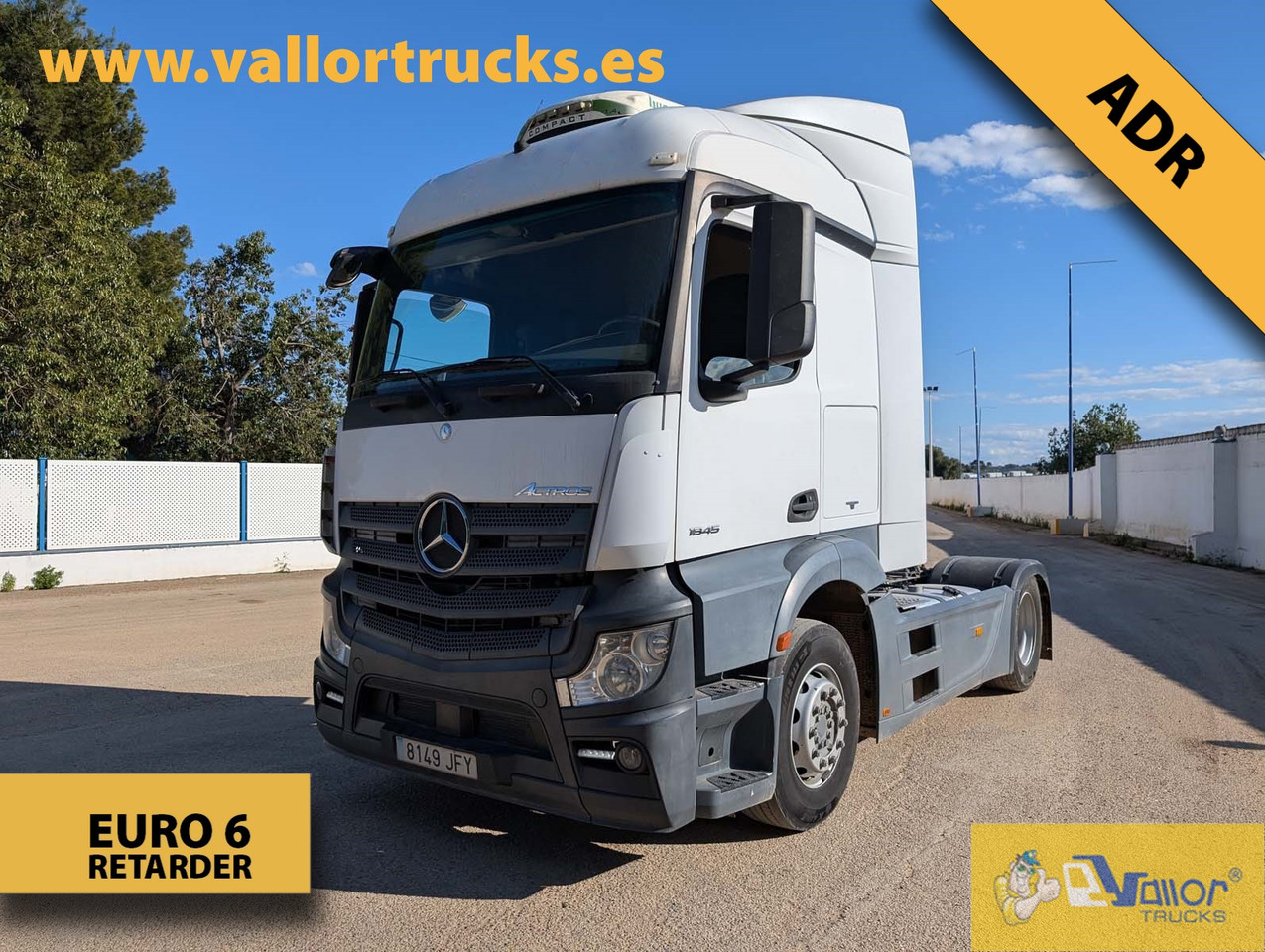 Mercedes Actros 1845 LS - Nyergesvontató: 1 kép. Mercedes Actros 1845 LS - Nyergesvontató: 1 kép.
