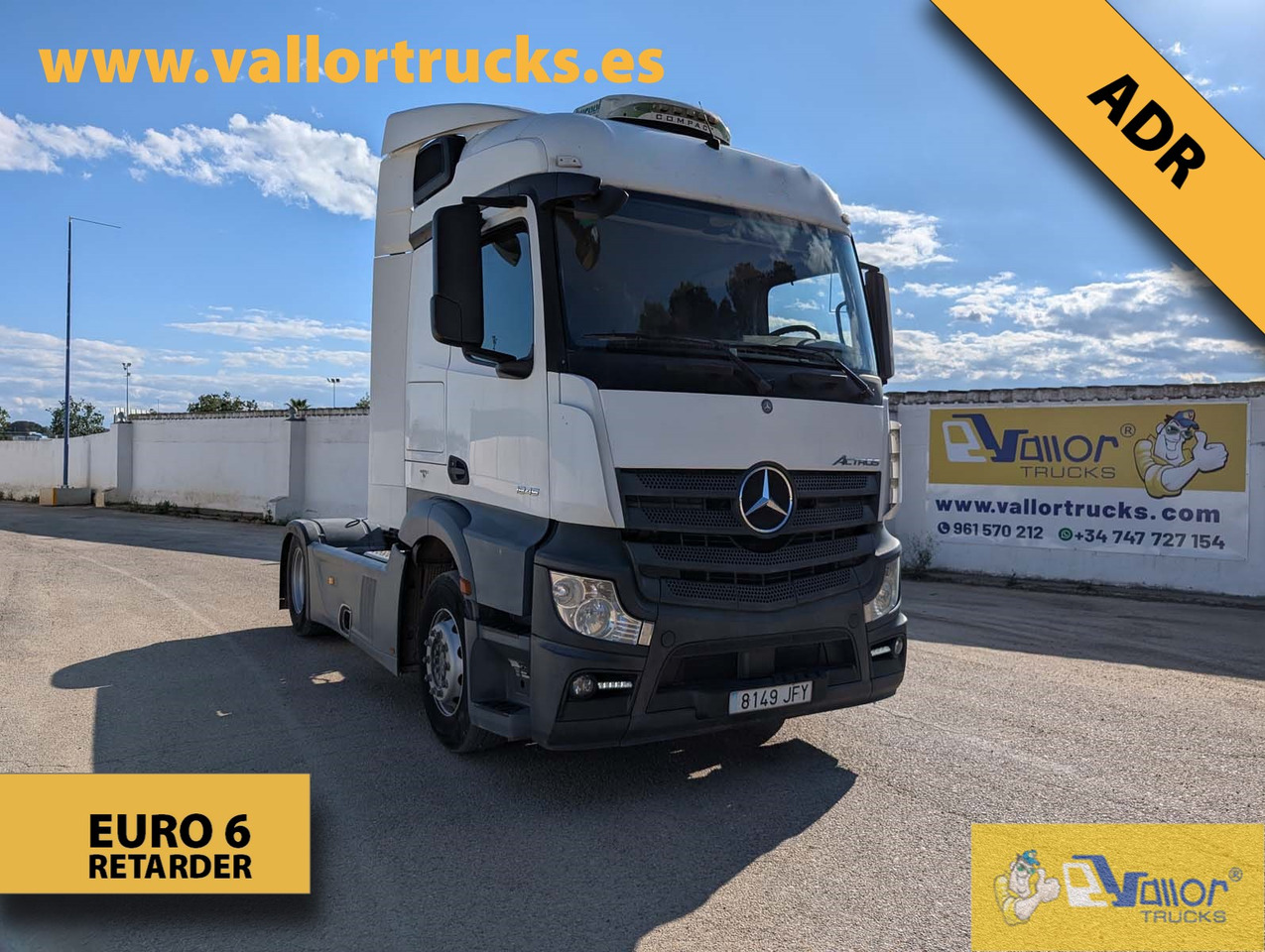 Mercedes Actros 1845 LS - Nyergesvontató: 2 kép. Mercedes Actros 1845 LS - Nyergesvontató: 2 kép.