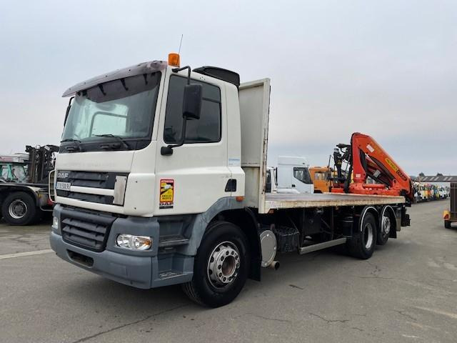 DAF CF 85.380 - Platós teherautó: 1 kép. DAF CF 85.380 - Platós teherautó: 1 kép.