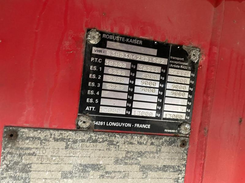 Kaiser - Platós félpótkocsi: 5 kép. Kaiser - Platós félpótkocsi: 5 kép.