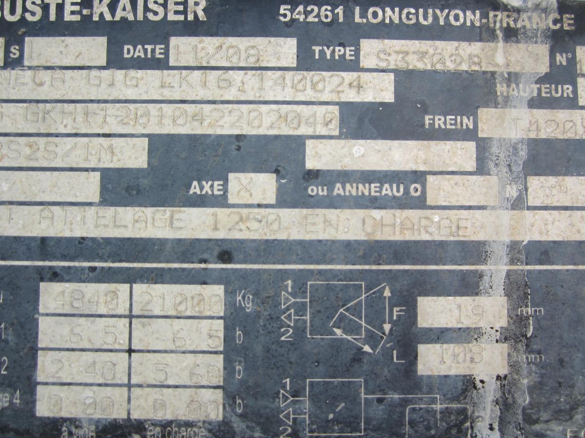 Kaiser - Félpótkocsi billenőplatós: 4 kép. Kaiser - Félpótkocsi billenőplatós: 4 kép.