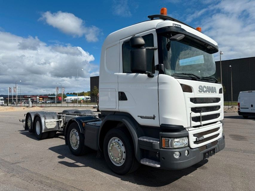 Scania G450 LB 8x2*6 MNB ADR Chassis / Retarder - Alvaz teherautó: 2 kép. Scania G450 LB 8x2*6 MNB ADR Chassis / Retarder - Alvaz teherautó: 2 kép.