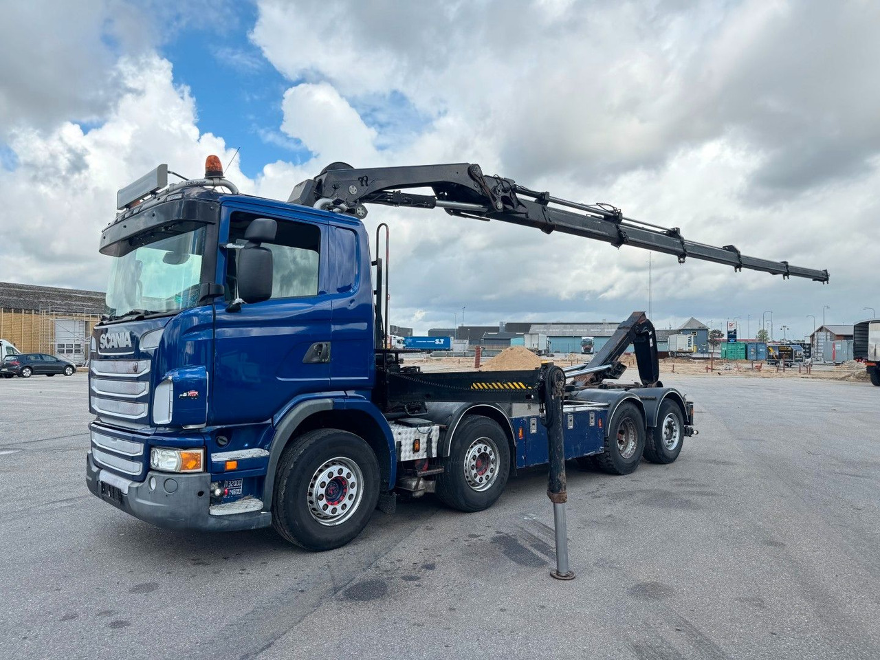 Scania G480 8x2*6 Hakenlift / Hiab 244 EP-5 Hipro - Darus autó: 1 kép. Scania G480 8x2*6 Hakenlift / Hiab 244 EP-5 Hipro - Darus autó: 1 kép.