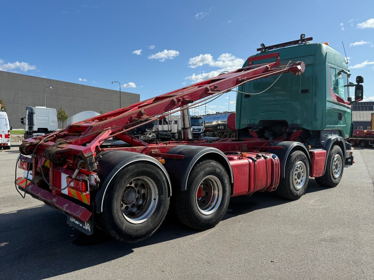 Scania R500 8x2 HNA Cable Tipper CR19 Highline Euro 5 - Billenőplatós teherautó: 3 kép. Scania R500 8x2 HNA Cable Tipper CR19 Highline Euro 5 - Billenőplatós teherautó: 3 kép.