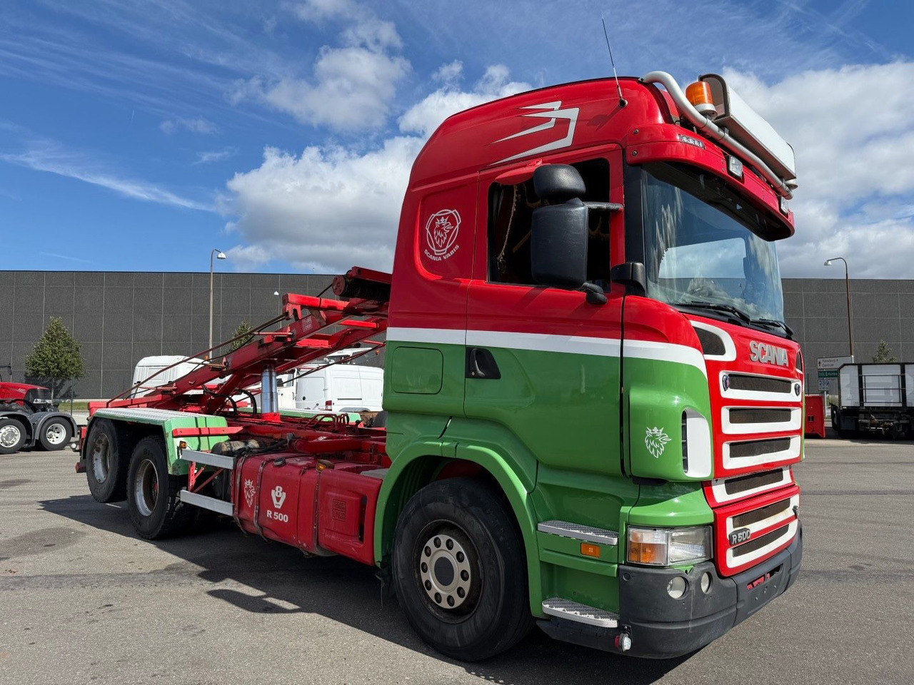 Scania R500 V8 6x2 Highline / Cabel Tipper / Kipper - Billenőplatós teherautó: 2 kép. Scania R500 V8 6x2 Highline / Cabel Tipper / Kipper - Billenőplatós teherautó: 2 kép.