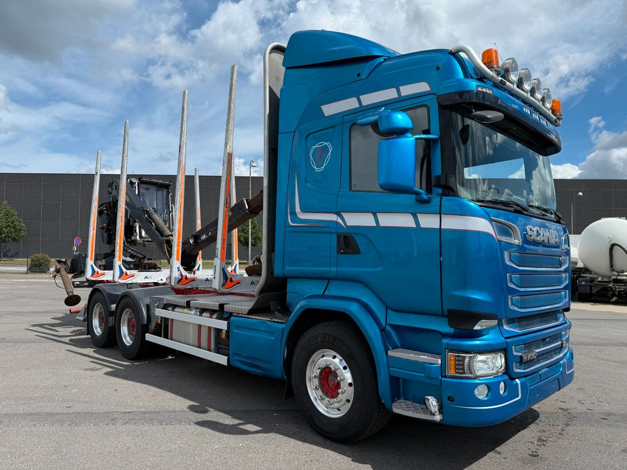 Scania R730 V8 6x4 Palfinger Epsilon M12L80 / Holz Wood - Rönkszállító teherautó, Darus autó: 3 kép. Scania R730 V8 6x4 Palfinger Epsilon M12L80 / Holz Wood - Rönkszállító teherautó, Darus autó: 3 kép.