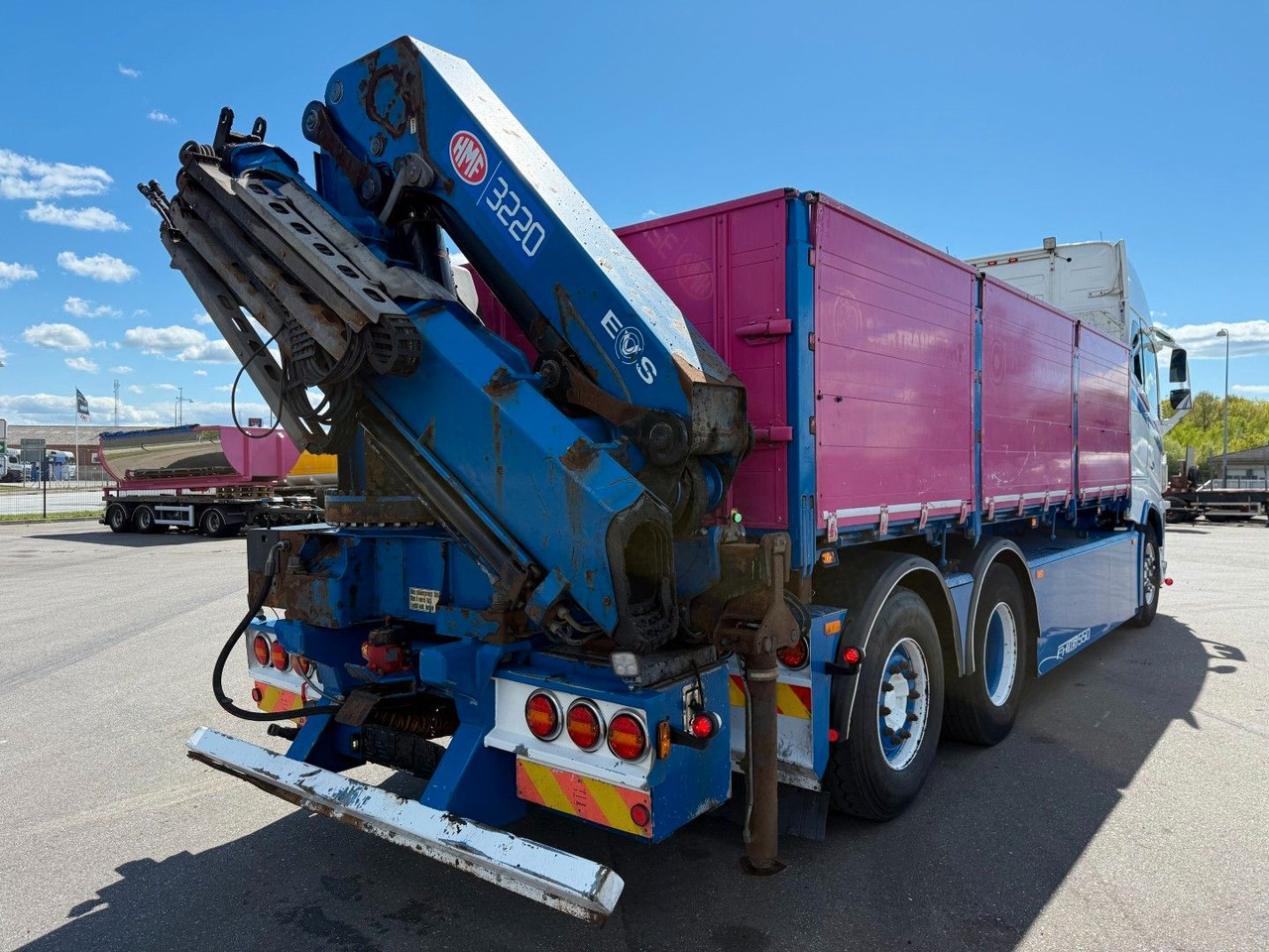 Darus autó Volvo FH 16.550 6x2*4 / Crane HMF 3220K4 Euro 6: 13 kép.