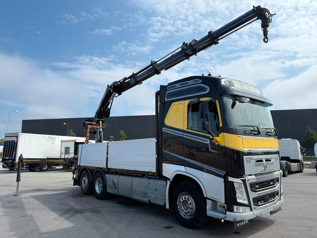 Volvo FH500 6x2*4 / Crane HIAB 262 EP-5 Euro 6 - Darus autó: 3 kép. Volvo FH500 6x2*4 / Crane HIAB 262 EP-5 Euro 6 - Darus autó: 3 kép.