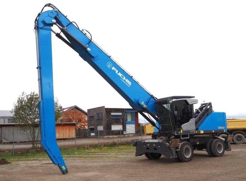 Fuchs MHL350 - Hulladék kotró: 5 kép. Fuchs MHL350 - Hulladék kotró: 5 kép.