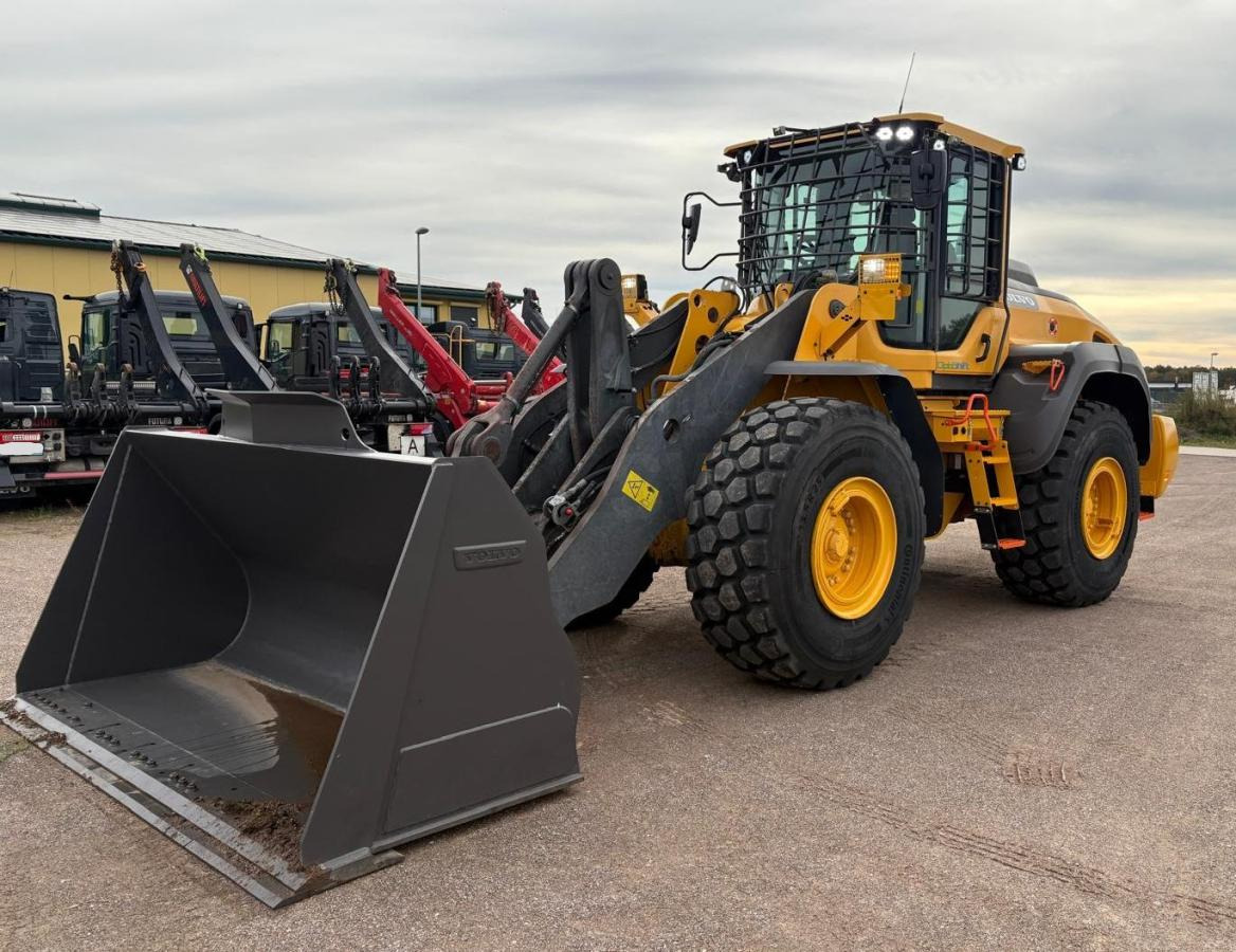 Volvo L110H Long Boom - Gumikerekes homlokrakodó: 3 kép. Volvo L110H Long Boom - Gumikerekes homlokrakodó: 3 kép.