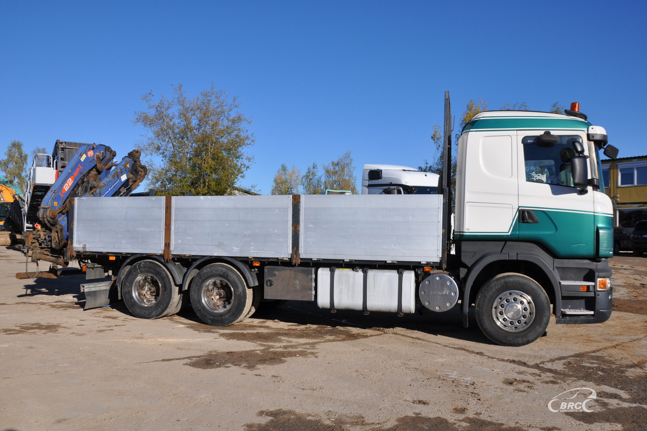 Platós teherautó Scania R 480: 8 kép.