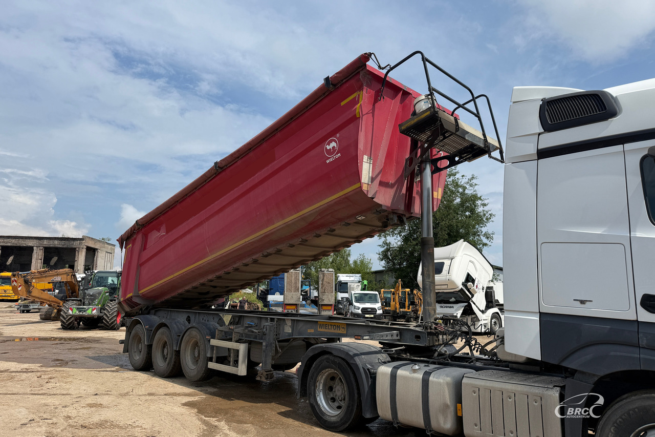 Wielton NW-3 - Félpótkocsi billenőplatós: 2 kép. Wielton NW-3 - Félpótkocsi billenőplatós: 2 kép.