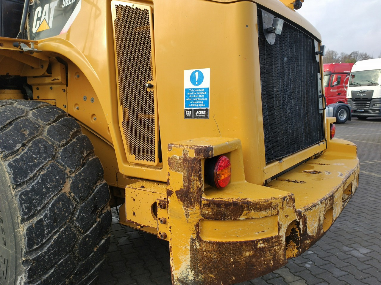 Gumikerekes homlokrakodó Caterpillar 962H CAT 20ton: 22 kép.