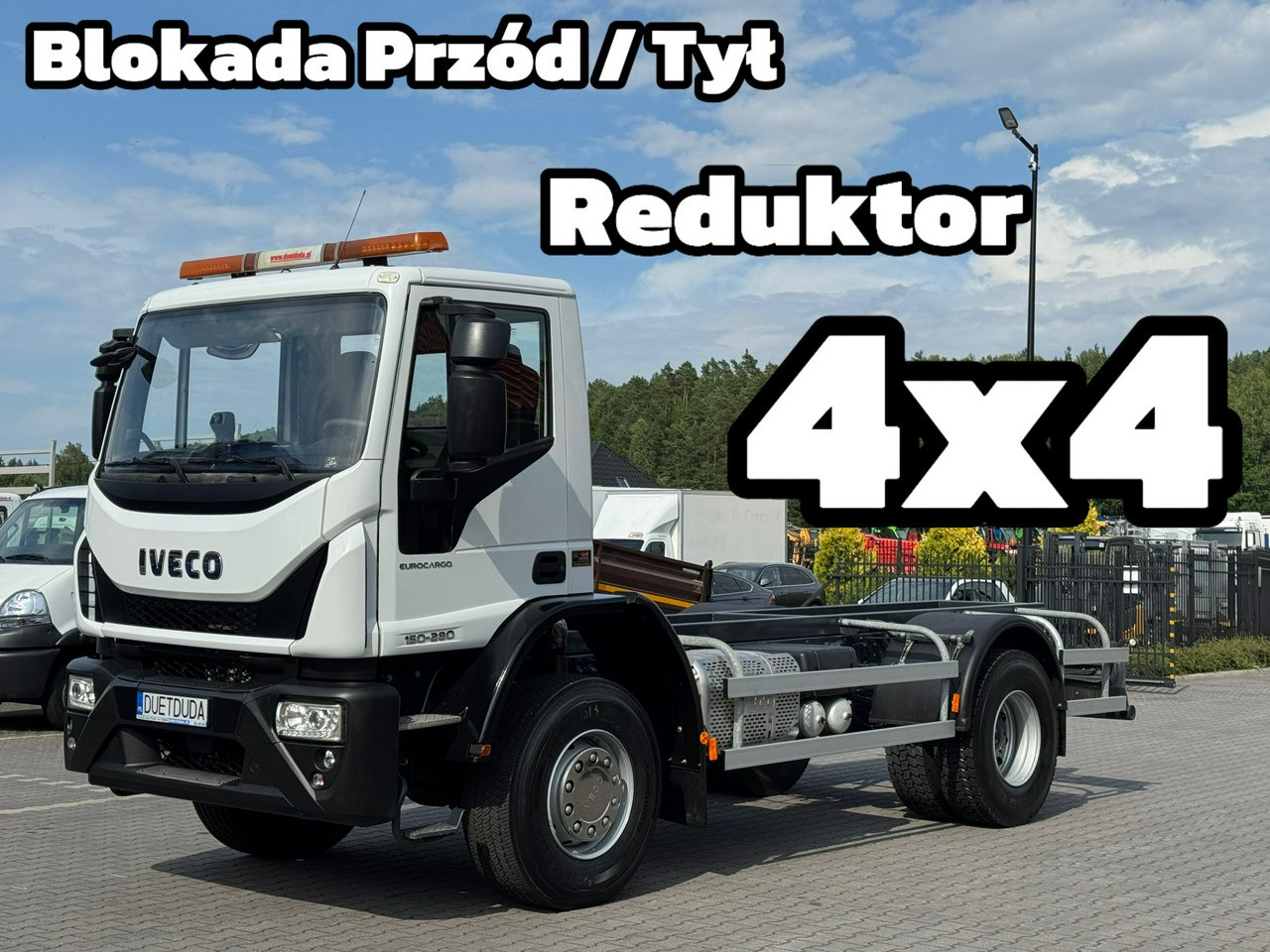 Iveco Eurocargo 150-280 Rama 550cm Napęd 4x4 Reduktor + Blokady - Alvaz teherautó: 1 kép. Iveco Eurocargo 150-280 Rama 550cm Napęd 4x4 Reduktor + Blokady - Alvaz teherautó: 1 kép.