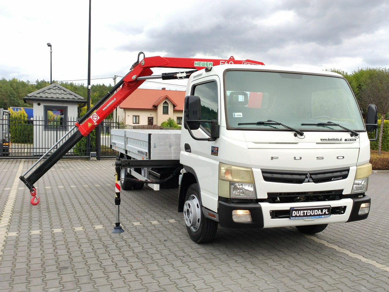 Mitsubishi Canter Fuso 7C15 3.0/150KM HDS FASSI F40 UNIKAT Super Stan !!! - Platós teherautó, Darus autó: 3 kép. Mitsubishi Canter Fuso 7C15 3.0/150KM HDS FASSI F40 UNIKAT Super Stan !!! - Platós teherautó, Darus autó: 3 kép.