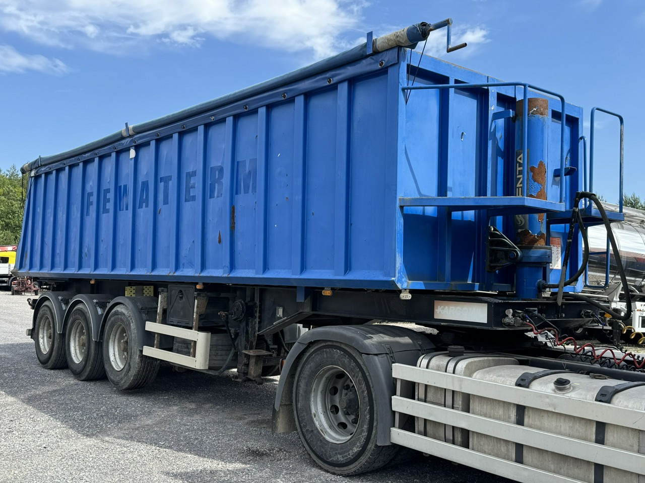 Ovibos Kargomil 35m STALOWA OKAZJA Stan Dobry !!! - Félpótkocsi billenőplatós: 4 kép. Ovibos Kargomil 35m STALOWA OKAZJA Stan Dobry !!! - Félpótkocsi billenőplatós: 4 kép.