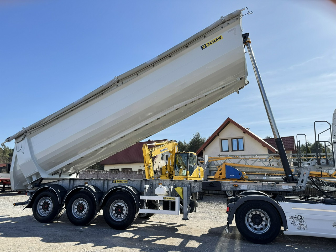 Zasław D-653A Mulda Stalowa Hardox 30m - Félpótkocsi billenőplatós: 5 kép. Zasław D-653A Mulda Stalowa Hardox 30m - Félpótkocsi billenőplatós: 5 kép.