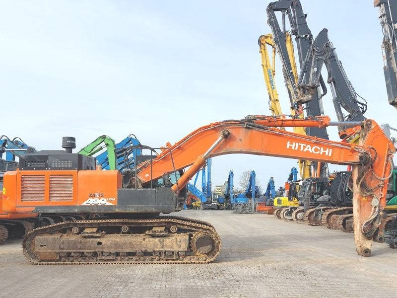 Hitachi ZX 490 LCH-6 - Lánctalpas kotró: 5 kép. Hitachi ZX 490 LCH-6 - Lánctalpas kotró: 5 kép.