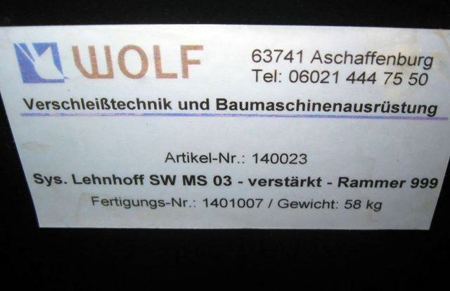 Wolf Schraubadapter MS03 zu Rammer 999 - Gyorscsatlakozó - Építőipari gépek: 3 kép. Wolf Schraubadapter MS03 zu Rammer 999 - Gyorscsatlakozó - Építőipari gépek: 3 kép.
