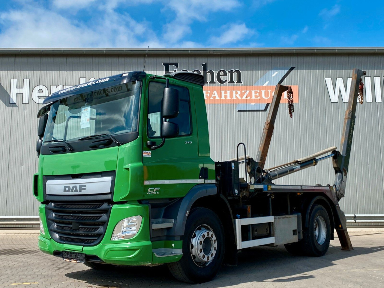 DAF CF 370 | MEILLER AK 12 Tele mit Funk*Klima*AHK - Billenőplatós teherautó: 1 kép. DAF CF 370 | MEILLER AK 12 Tele mit Funk*Klima*AHK - Billenőplatós teherautó: 1 kép.