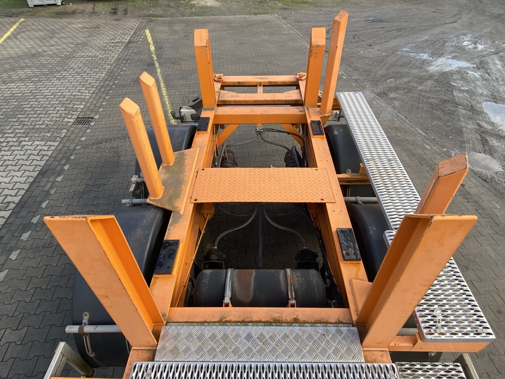 Eggers ZX 18E / für Ballastgewichte - Platós pótkocsi: 5 kép. Eggers ZX 18E / für Ballastgewichte - Platós pótkocsi: 5 kép.