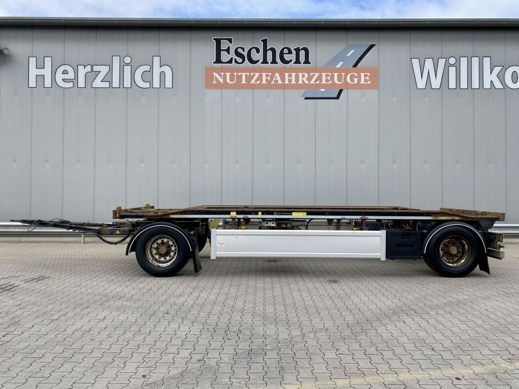 Hüffermann HN-AV 001 Außenrollen Abrollcontainer HU02/2026 - Multiliftes/ Konténerszállító pótkocsi: 2 kép. Hüffermann HN-AV 001 Außenrollen Abrollcontainer HU02/2026 - Multiliftes/ Konténerszállító pótkocsi: 2 kép.
