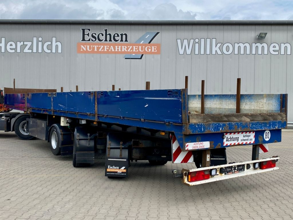 Janzen | ausziehbar*2+3 Achse gelenkt*Luft-Lift - Platós félpótkocsi: 3 kép. Janzen | ausziehbar*2+3 Achse gelenkt*Luft-Lift - Platós félpótkocsi: 3 kép.