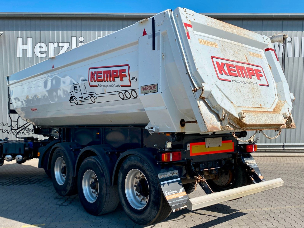 Kempf SKM 35/3 | Stahl 27m³*1+3.Achse liftbar*BPW*EBS - Félpótkocsi billenőplatós: 3 kép. Kempf SKM 35/3 | Stahl 27m³*1+3.Achse liftbar*BPW*EBS - Félpótkocsi billenőplatós: 3 kép.