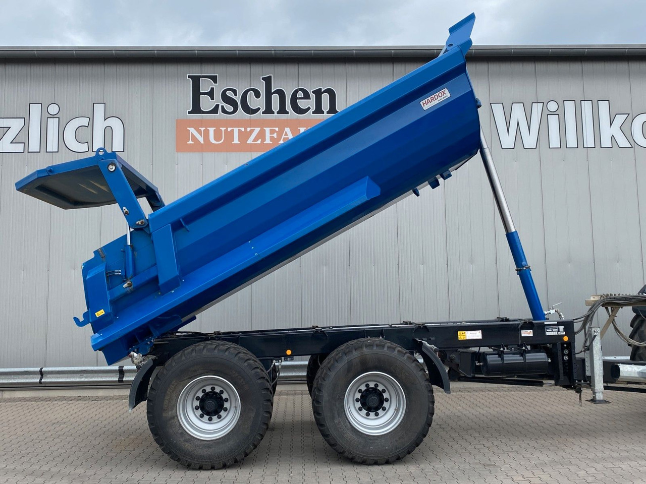 Pótkocsi billenőplatós Kröger MUP 20 HP | Agroliner HARDOX 12,7m³*Lift: 6 kép.