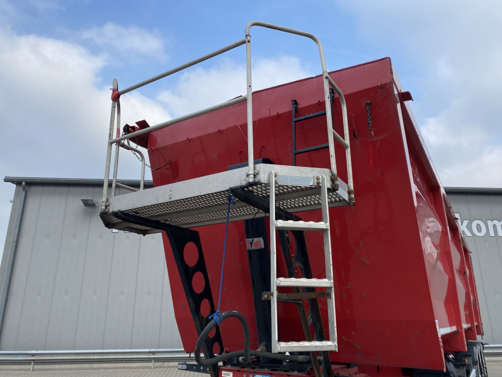 Félpótkocsi billenőplatós Langendorf Stahlmulde: 7 kép.