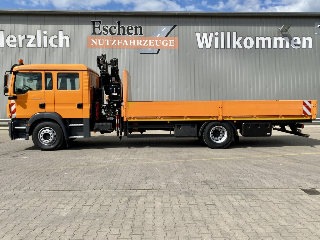 MAN TGM 15.290 4x2 BL / Atlas AK 75.2 Kran - Platós teherautó, Darus autó: 3 kép. MAN TGM 15.290 4x2 BL / Atlas AK 75.2 Kran - Platós teherautó, Darus autó: 3 kép.