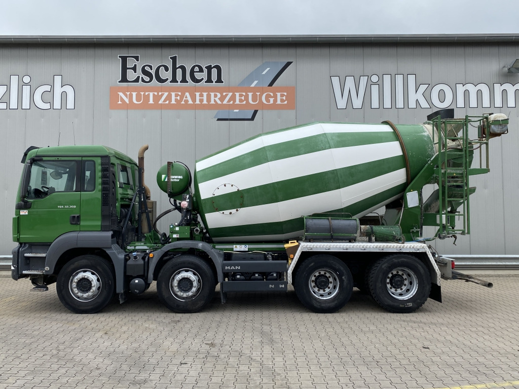 MAN TGS 32.360 8x4 BB / 9 m³ Stetter-Aufbau - Betonmixer: 2 kép. MAN TGS 32.360 8x4 BB / 9 m³ Stetter-Aufbau - Betonmixer: 2 kép.