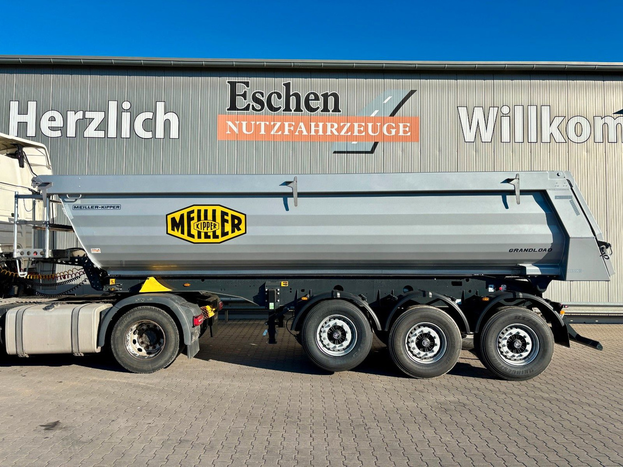 Meiller MHPS 44.3-N | NEW*Grandload*Stahl 25m³*Luft-Lift - Félpótkocsi billenőplatós: 2 kép. Meiller MHPS 44.3-N | NEW*Grandload*Stahl 25m³*Luft-Lift - Félpótkocsi billenőplatós: 2 kép.