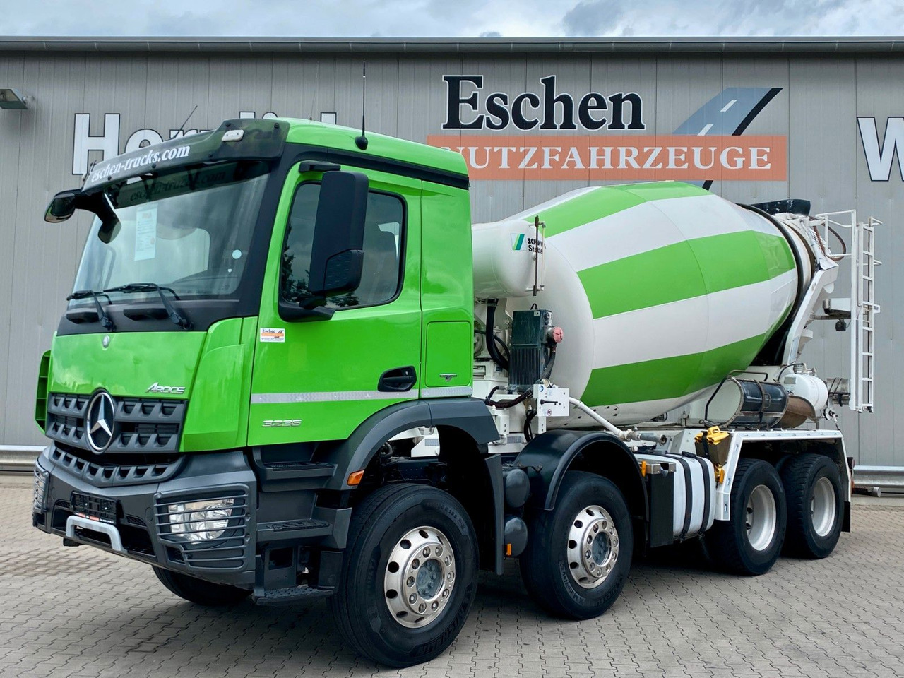 Mercedes-Benz 3236 Arocs | 9m³ Stetter*Klima*Navi*Blatt*1.Hand - Betonmixer: 1 kép. Mercedes-Benz 3236 Arocs | 9m³ Stetter*Klima*Navi*Blatt*1.Hand - Betonmixer: 1 kép.