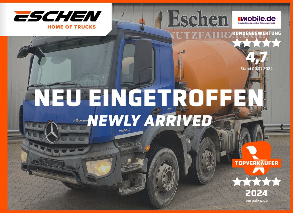 Mercedes-Benz 3540 8x4 Arocs / 9 m³ Intermix-Aufbau - Betonmixer: 1 kép. Mercedes-Benz 3540 8x4 Arocs / 9 m³ Intermix-Aufbau - Betonmixer: 1 kép.
