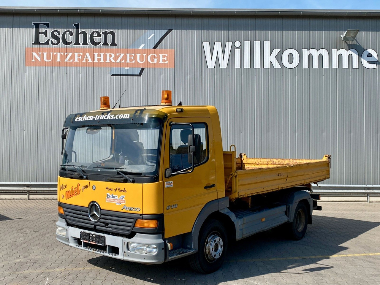 Mercedes-Benz 818 Atego | MEILLER*6-Gang manuell*AHK*Klima*ABS - Billenőplatós teherautó: 2 kép. Mercedes-Benz 818 Atego | MEILLER*6-Gang manuell*AHK*Klima*ABS - Billenőplatós teherautó: 2 kép.
