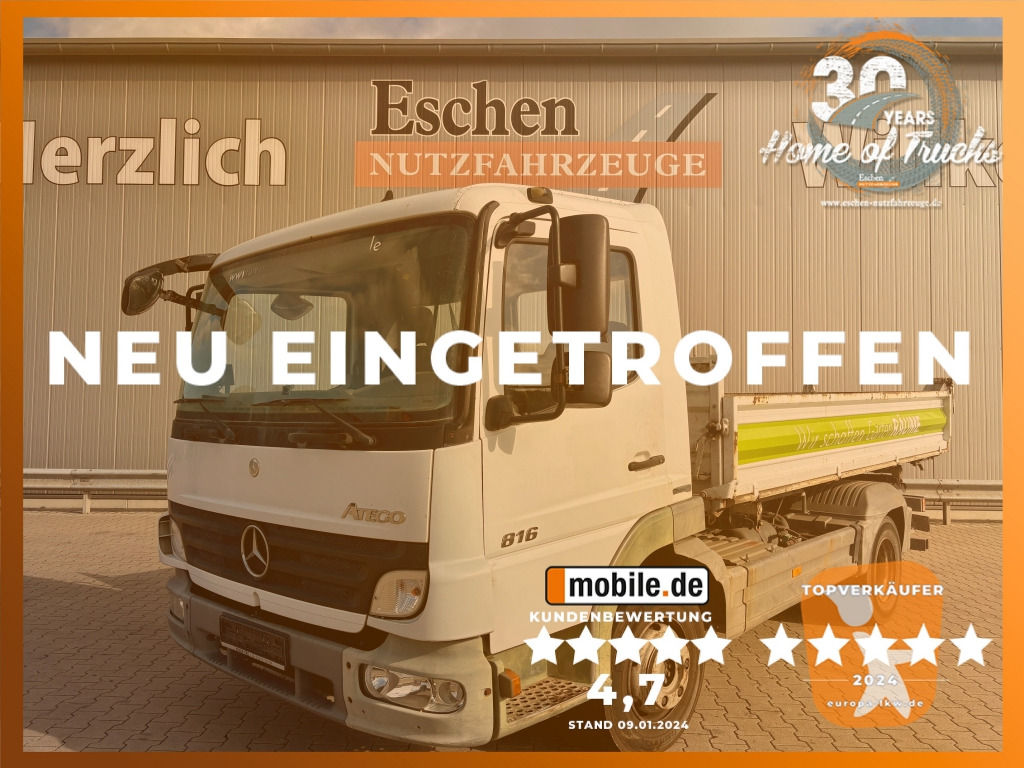 Mercedes-Benz Atego 816 K - Billenőplatós teherautó: 1 kép. Mercedes-Benz Atego 816 K - Billenőplatós teherautó: 1 kép.