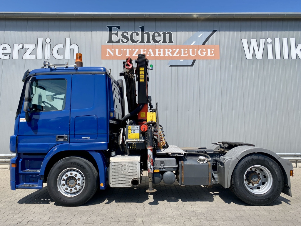 Mercedes-Benz 1841 LS, Actros MP3 / Palfinger PK 18502-SHC - Nyergesvontató: 3 kép. Mercedes-Benz 1841 LS, Actros MP3 / Palfinger PK 18502-SHC - Nyergesvontató: 3 kép.