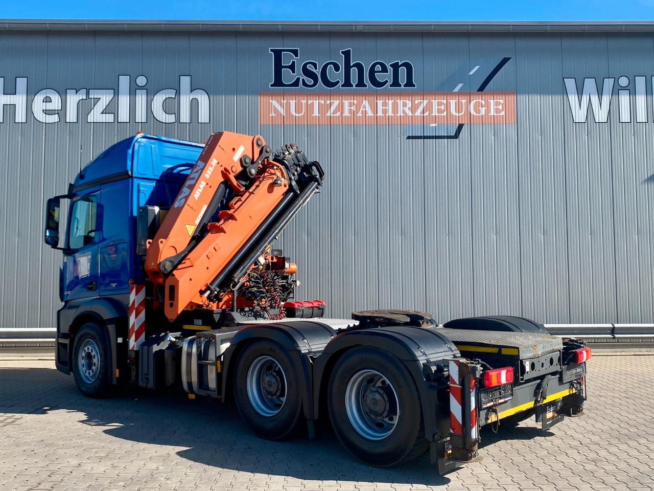 Mercedes-Benz Actros 2642 6x4 | Atlas 332.3 E-AS*Funk*Navi*AC - Nyergesvontató: 4 kép. Mercedes-Benz Actros 2642 6x4 | Atlas 332.3 E-AS*Funk*Navi*AC - Nyergesvontató: 4 kép.