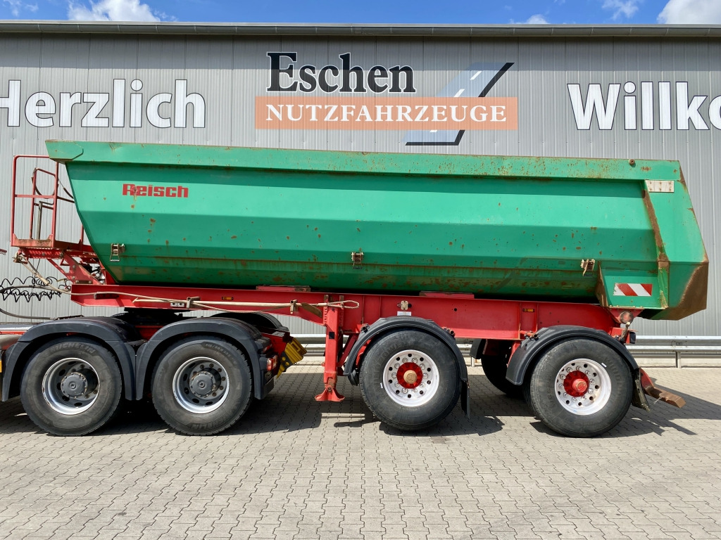Reisch RHKS-31/20 SSL / Stahl-Halbschalenmulde - Félpótkocsi billenőplatós: 2 kép. Reisch RHKS-31/20 SSL / Stahl-Halbschalenmulde - Félpótkocsi billenőplatós: 2 kép.