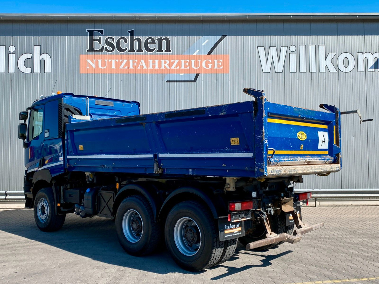 Renault K 460 6x4| MEILLER*Bordmatik*AHK*Rollplane*Blatt - Billenőplatós teherautó: 4 kép. Renault K 460 6x4| MEILLER*Bordmatik*AHK*Rollplane*Blatt - Billenőplatós teherautó: 4 kép.
