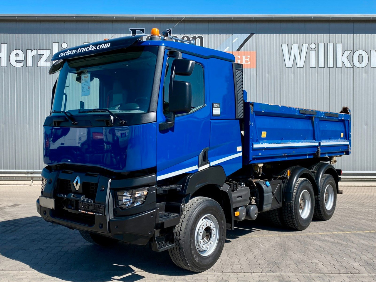 Renault K 460 6x4| MEILLER*Bordmatik*AHK*Rollplane*Blatt - Billenőplatós teherautó: 1 kép. Renault K 460 6x4| MEILLER*Bordmatik*AHK*Rollplane*Blatt - Billenőplatós teherautó: 1 kép.