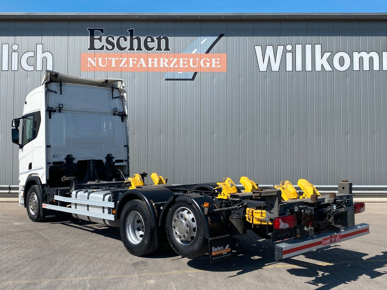Scania R 450 B 6x2*4 BDF|Retarder*AHK*Lift*SDG Wechsler - Cserefelépítményes teherautó: 3 kép. Scania R 450 B 6x2*4 BDF|Retarder*AHK*Lift*SDG Wechsler - Cserefelépítményes teherautó: 3 kép.