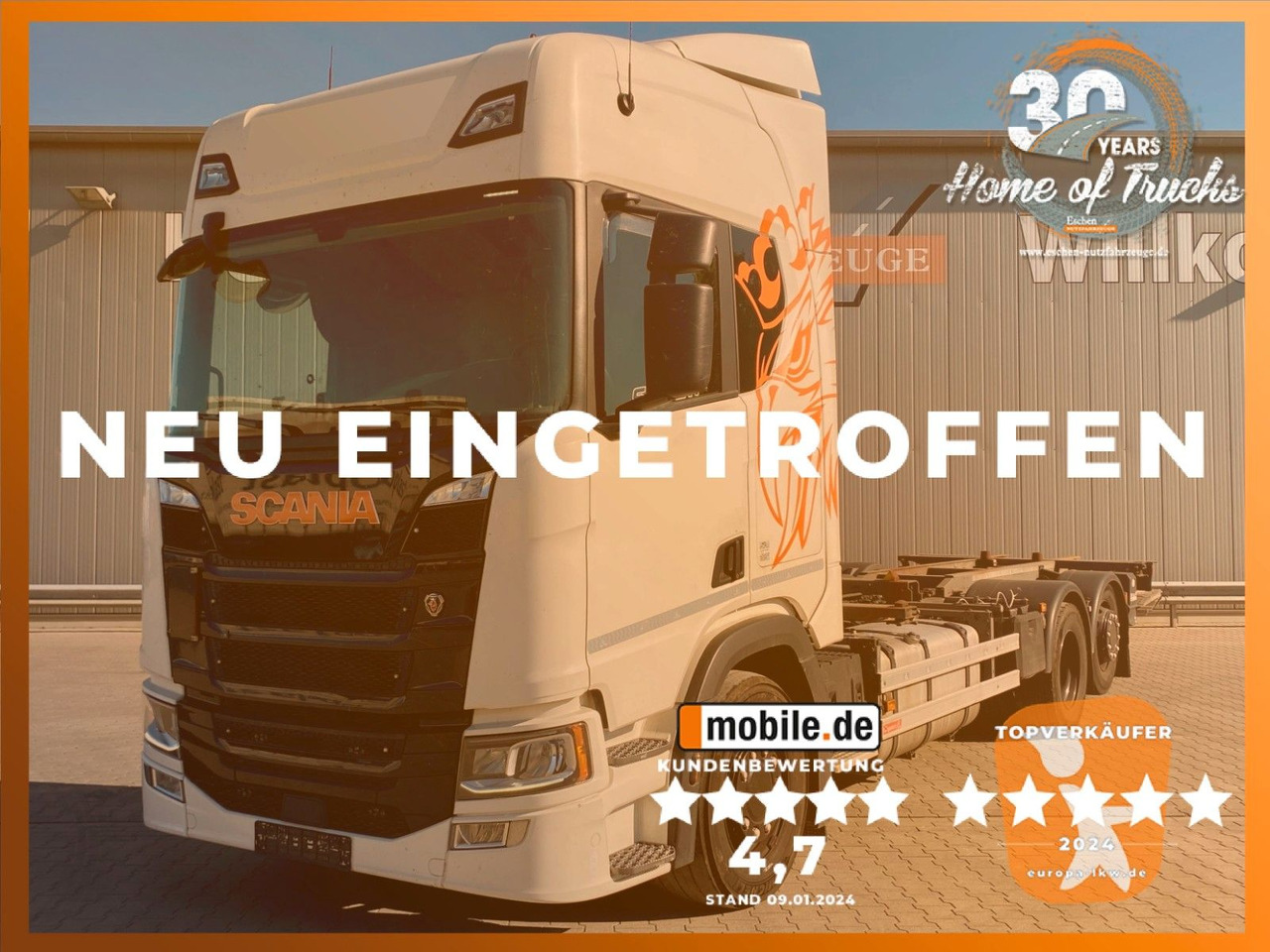Scania R 450 B 6x2*4 | Retarder*LBW 1,50to.*Navi*Lift - Cserefelépítményes teherautó: 1 kép. Scania R 450 B 6x2*4 | Retarder*LBW 1,50to.*Navi*Lift - Cserefelépítményes teherautó: 1 kép.