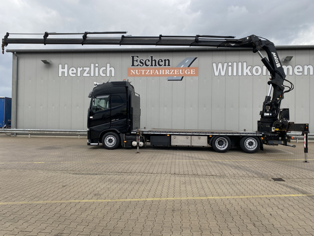 Volvo FH 460 / MKG HLK 531 HPa6 Kran - Platós teherautó, Darus autó: 3 kép. Volvo FH 460 / MKG HLK 531 HPa6 Kran - Platós teherautó, Darus autó: 3 kép.