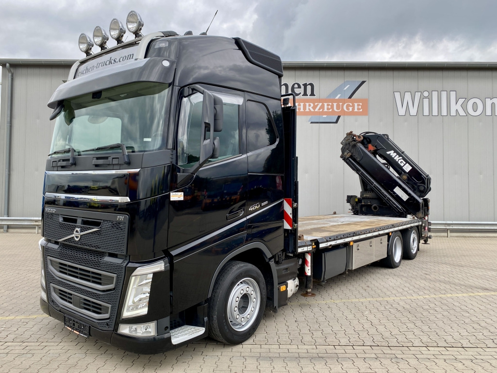 Volvo FH 460 / MKG HLK 531 HPa6 Kran - Platós teherautó, Darus autó: 1 kép. Volvo FH 460 / MKG HLK 531 HPa6 Kran - Platós teherautó, Darus autó: 1 kép.