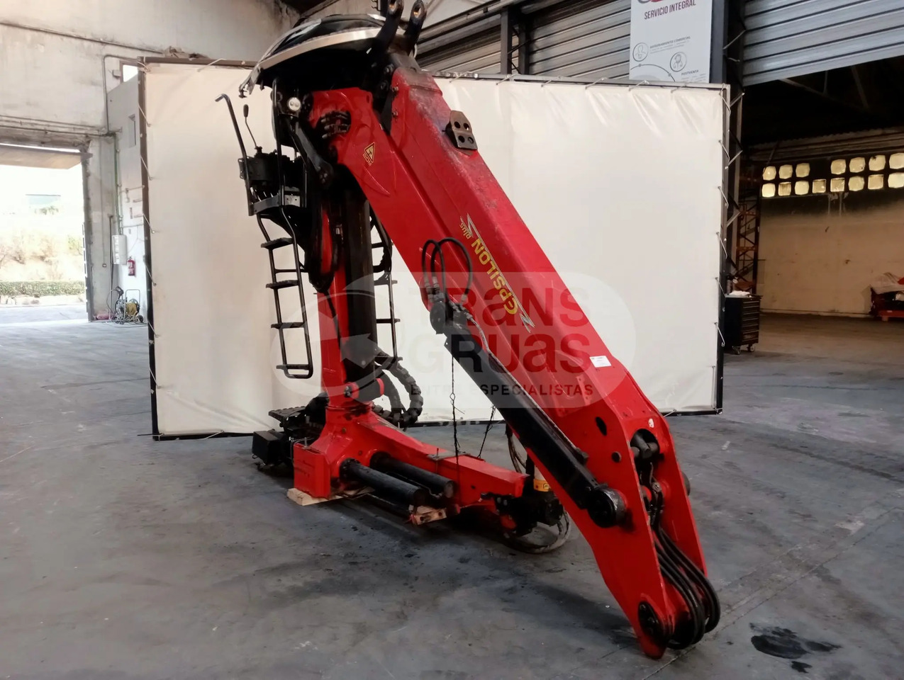 Grúa hidráulica EPSILON M120Z96 - Rakodódaru: 1 kép. Grúa hidráulica EPSILON M120Z96 - Rakodódaru: 1 kép.